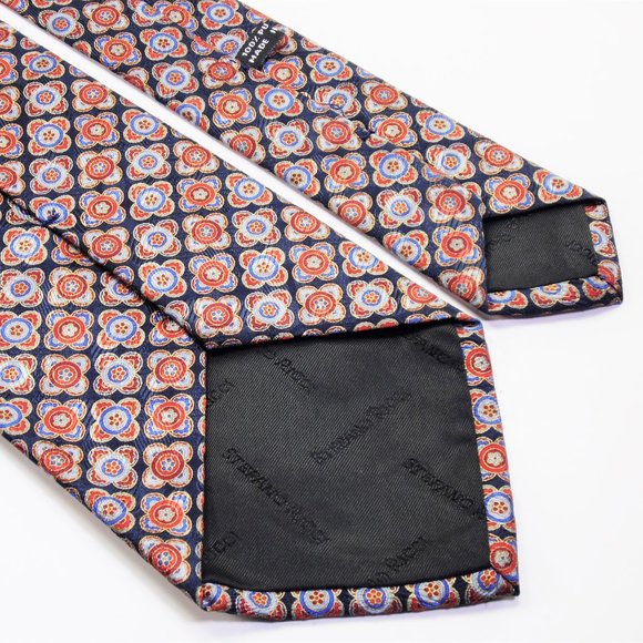 Stefano Ricci Multicolor Geometric 100% Silk Tie - Picture 8 of 11
